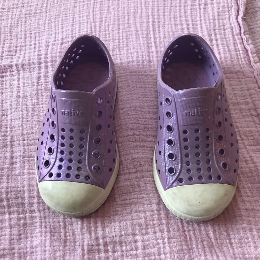 Purple native shoes